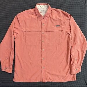 Eddie Bauer Coral Casual Button Down Shirt